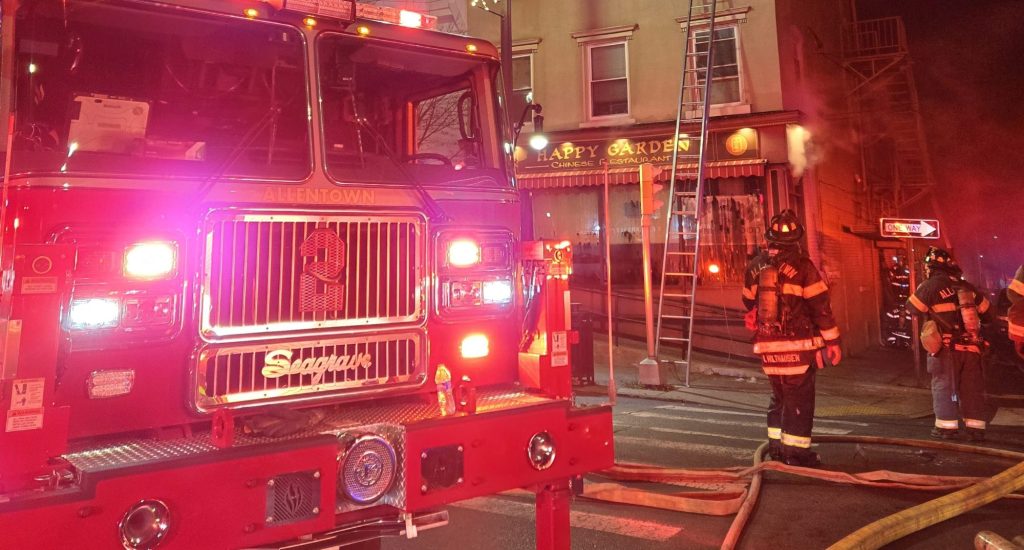Fire damages Chinese restaurant in Allentown Thursday morning