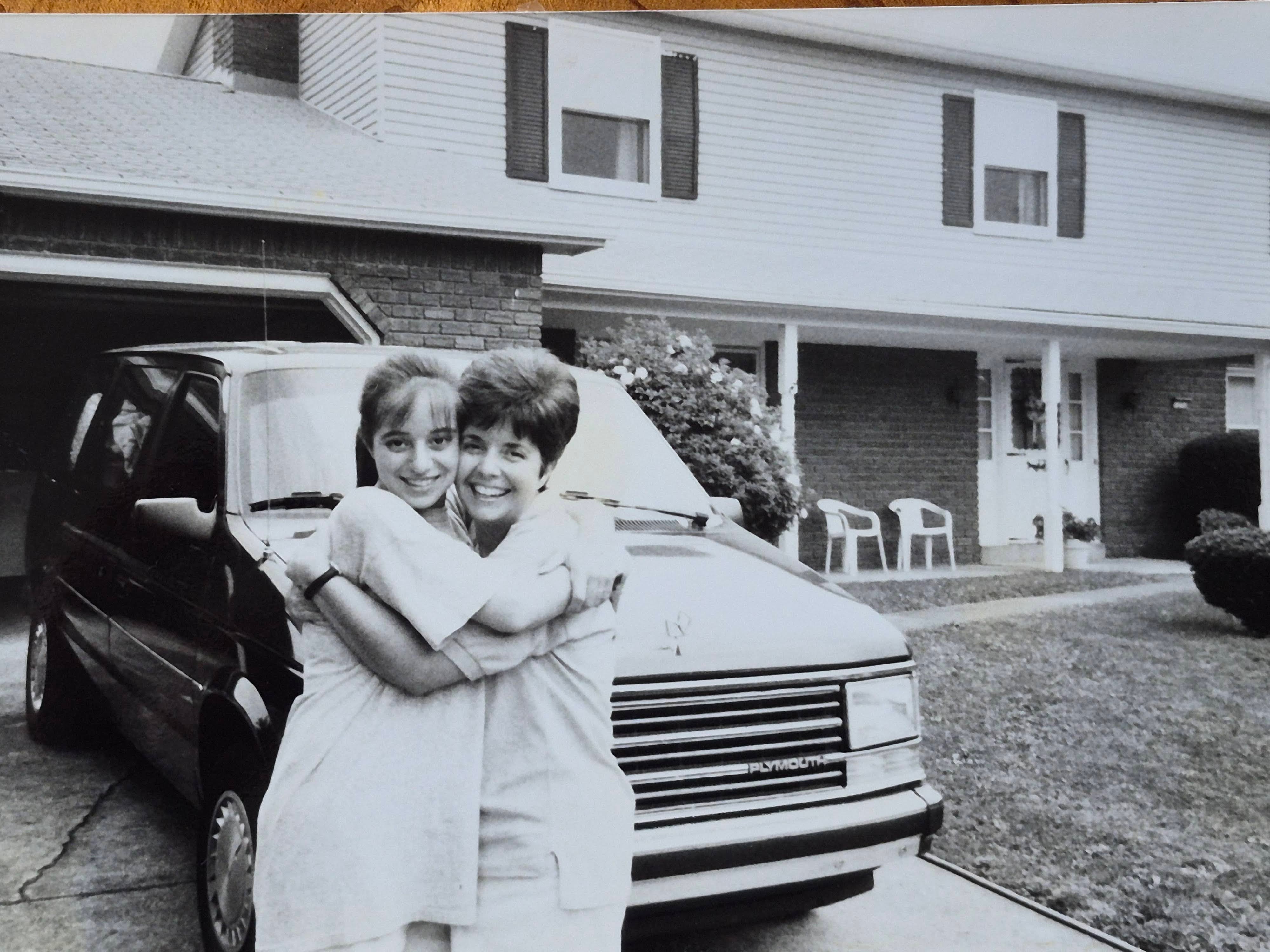 A 1991 photo of Martha Cusimano and her daughter, Patti...