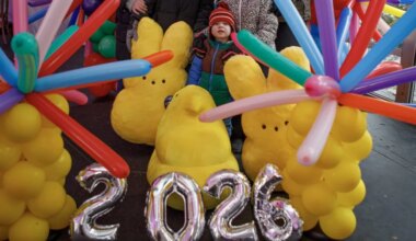 Peeps chick drop in Bethlehem rings in New Year's 2026: Photos