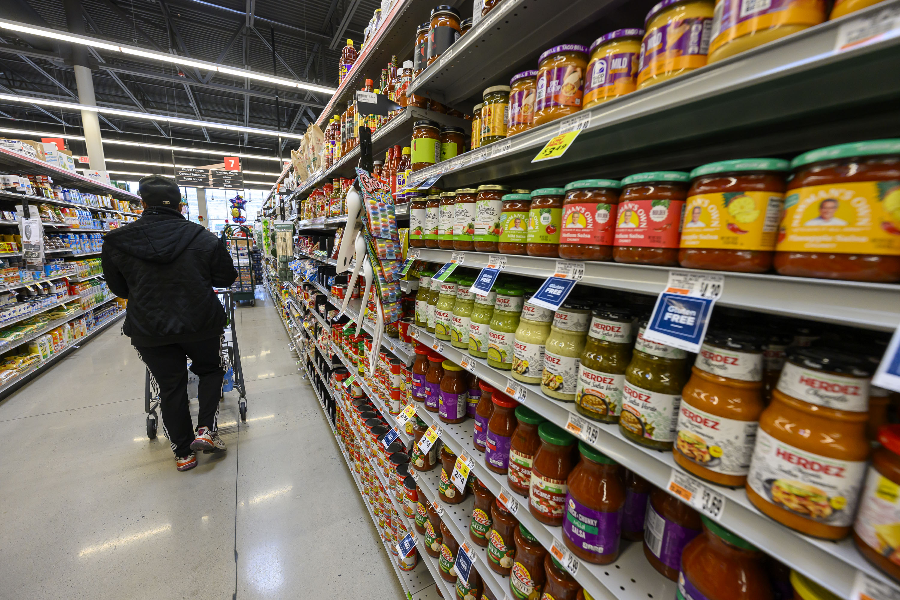 People shop Tuesday, Dec. 9, 2025, in the newly opened...