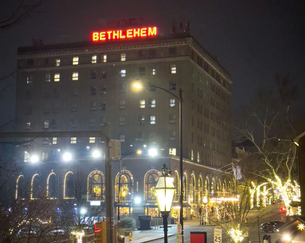 Hotel Bethlehem to partially darken rooftop sign on Christmas Eve