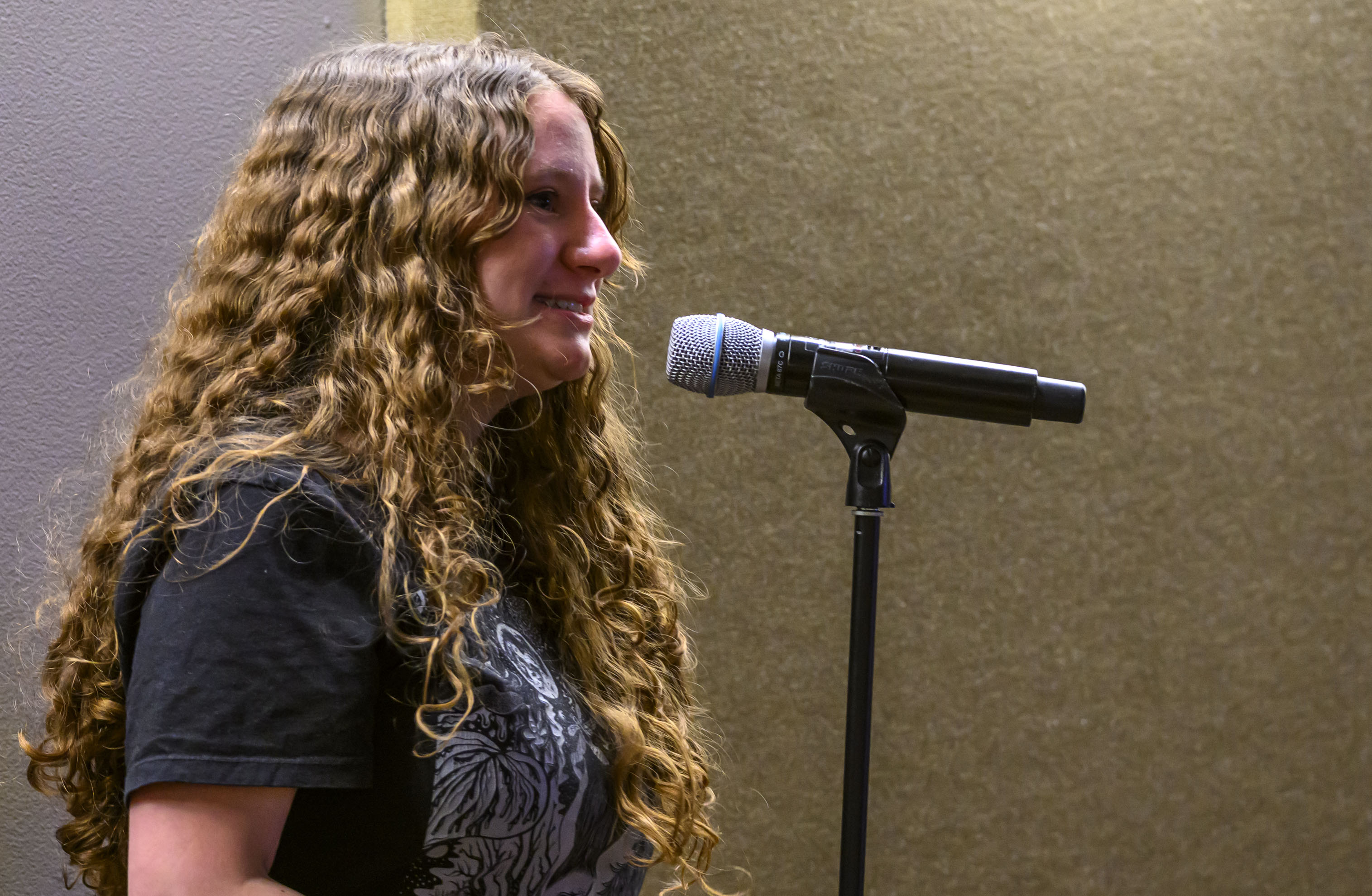 Julie Wright, ’26, past president of Lehigh College of Democrats...