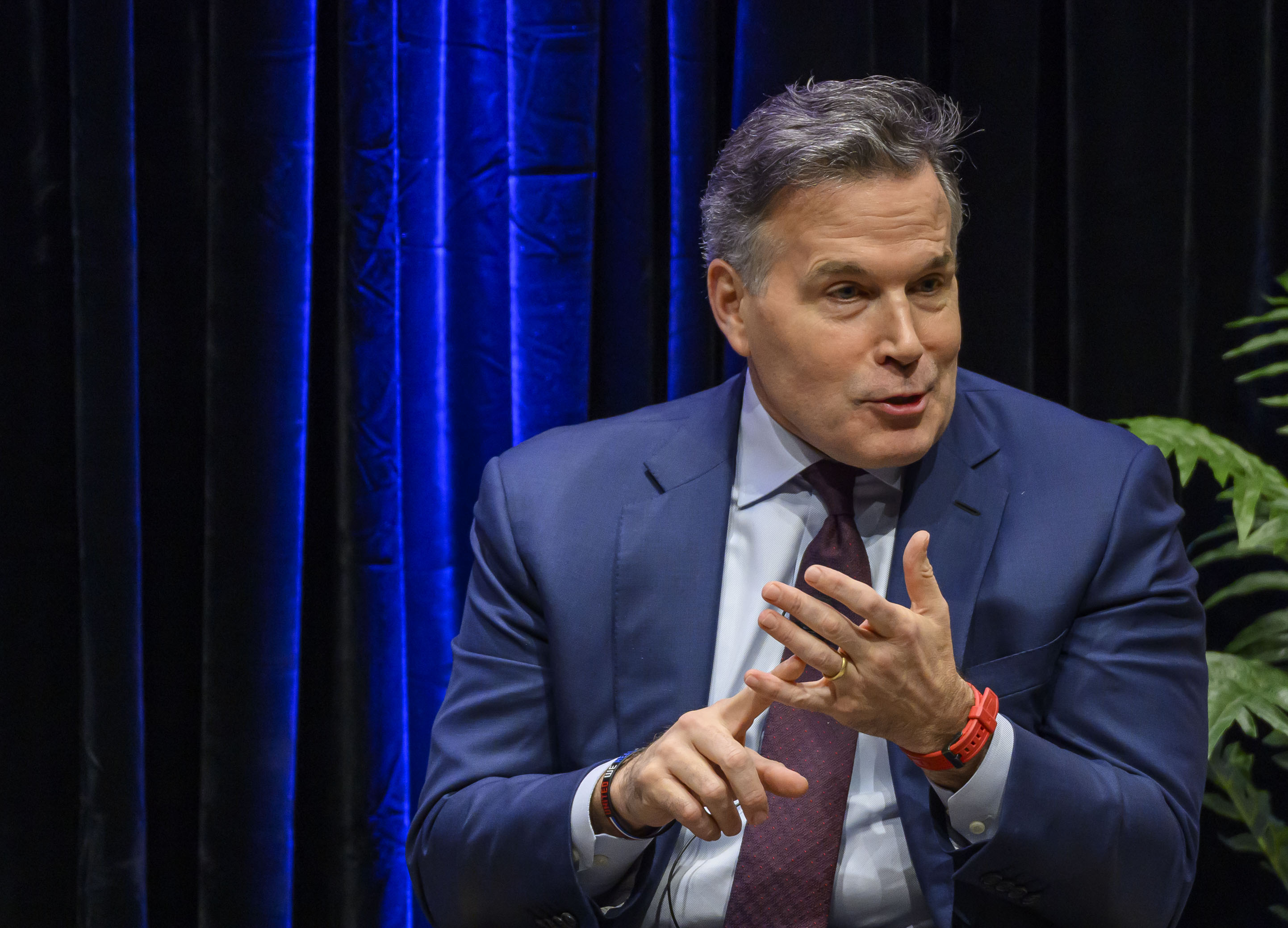 U.S. Sen. Dave McCormick, R-Pa., discusses the governmentâs role in...