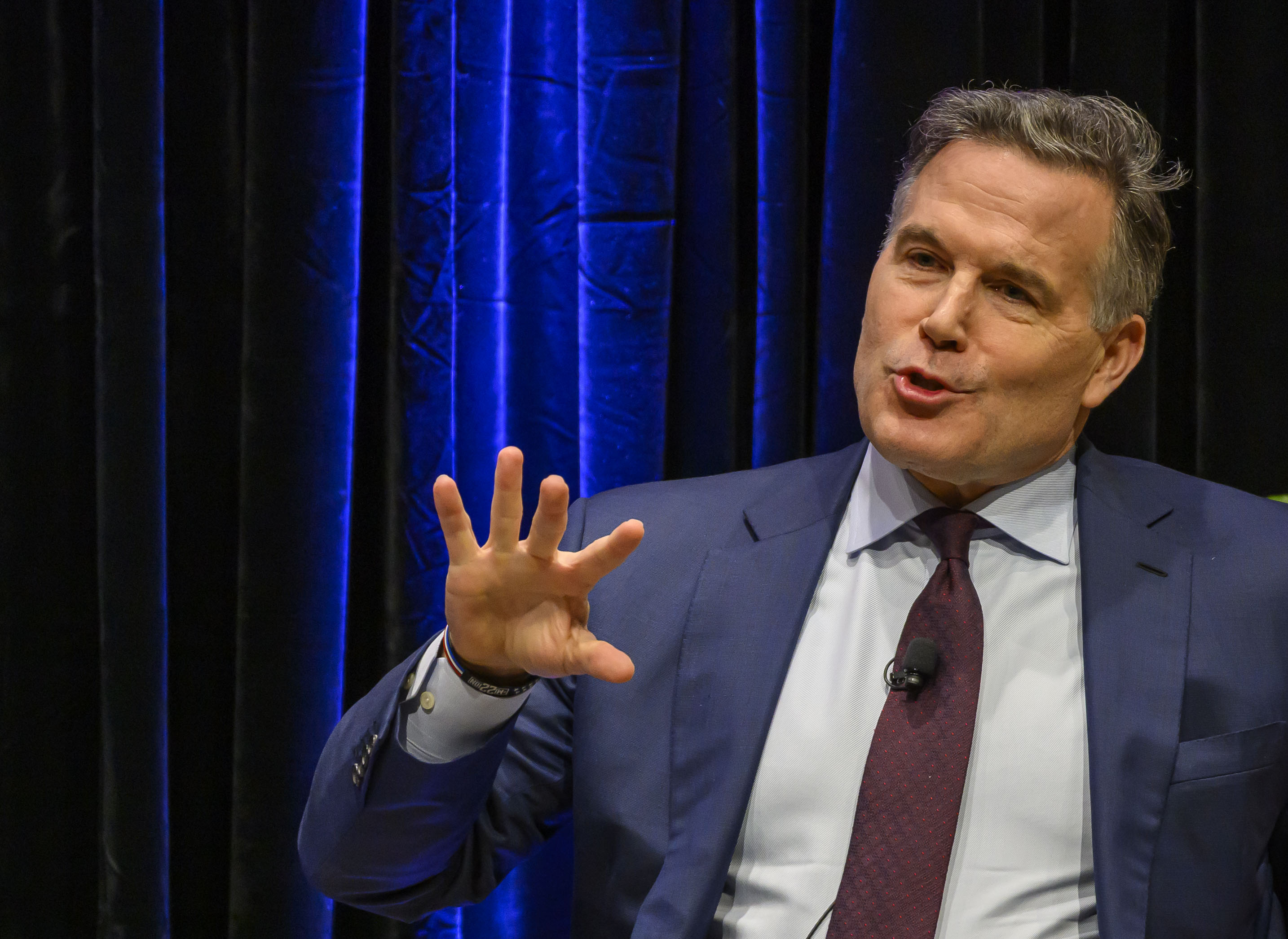 U.S. Sen. Dave McCormick, R-Pa., discusses the governmentâs role in...