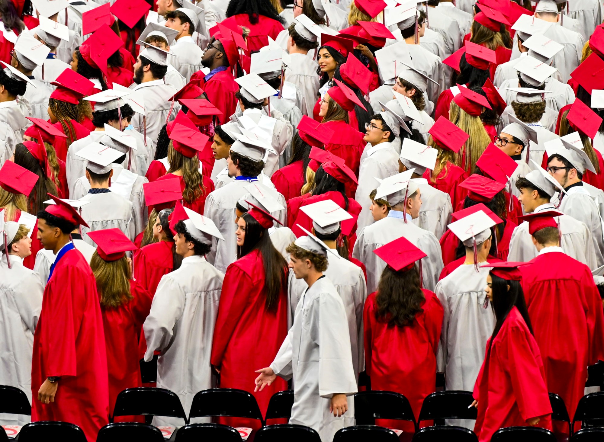 Parkland High School held its graduation Wednesday, June 4, 2025, at the PPL Center in Allentown. (April Gamiz/The Morning Call)