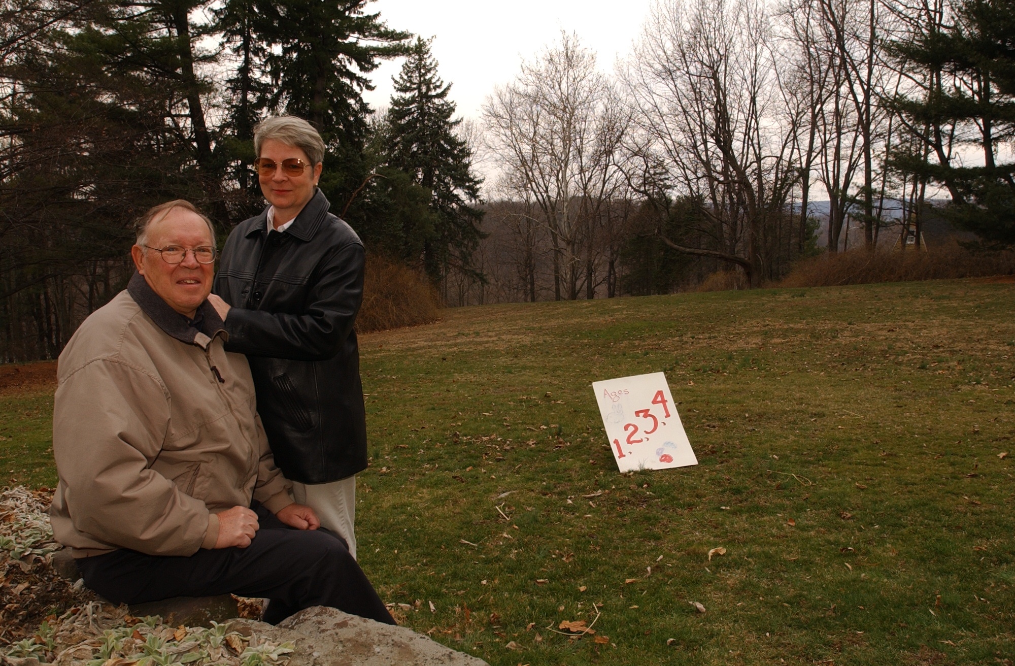 Dr. Hayden Pritchard and his wife Kathleen pose Sunday, March...