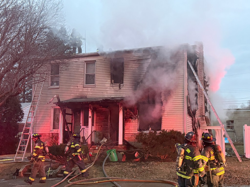 Allentown firefighters responding to house fire on East Side