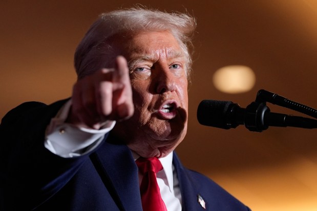 President Donald Trump speaks at Mount Airy Casino Resort, Tuesday, Dec. 9, 2025, in Mount Pocono, Pa. (Alex Brandon/AP)