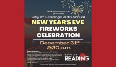 City of Reading & Mayor Morán Announce New Year’s Eve Fireworks Celebration