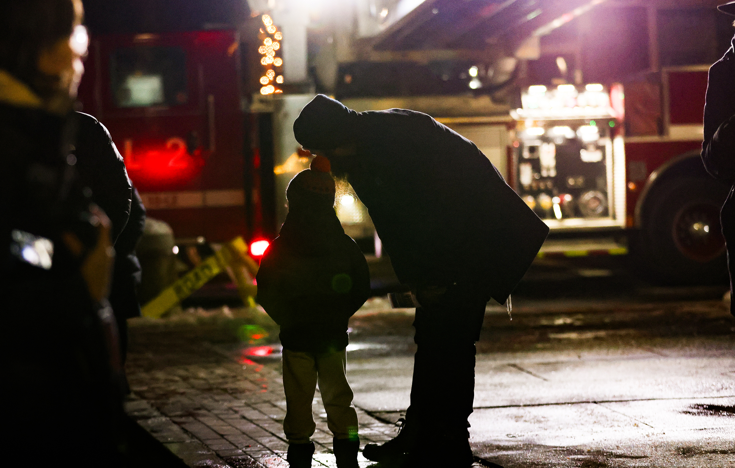 Chabad Lubavitch of the Lehigh Valley celebrates Hanukkah with a "Lighting of Unity" public menorah lighting Monday, Dec. 15, 2025, on Payrow Plaza outside Bethlehem City Hall.