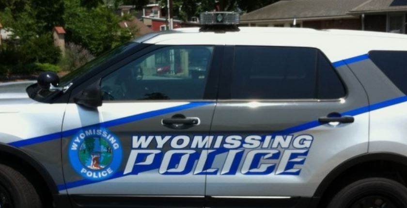 Wyomissing police vehicle broadsided in West Reading