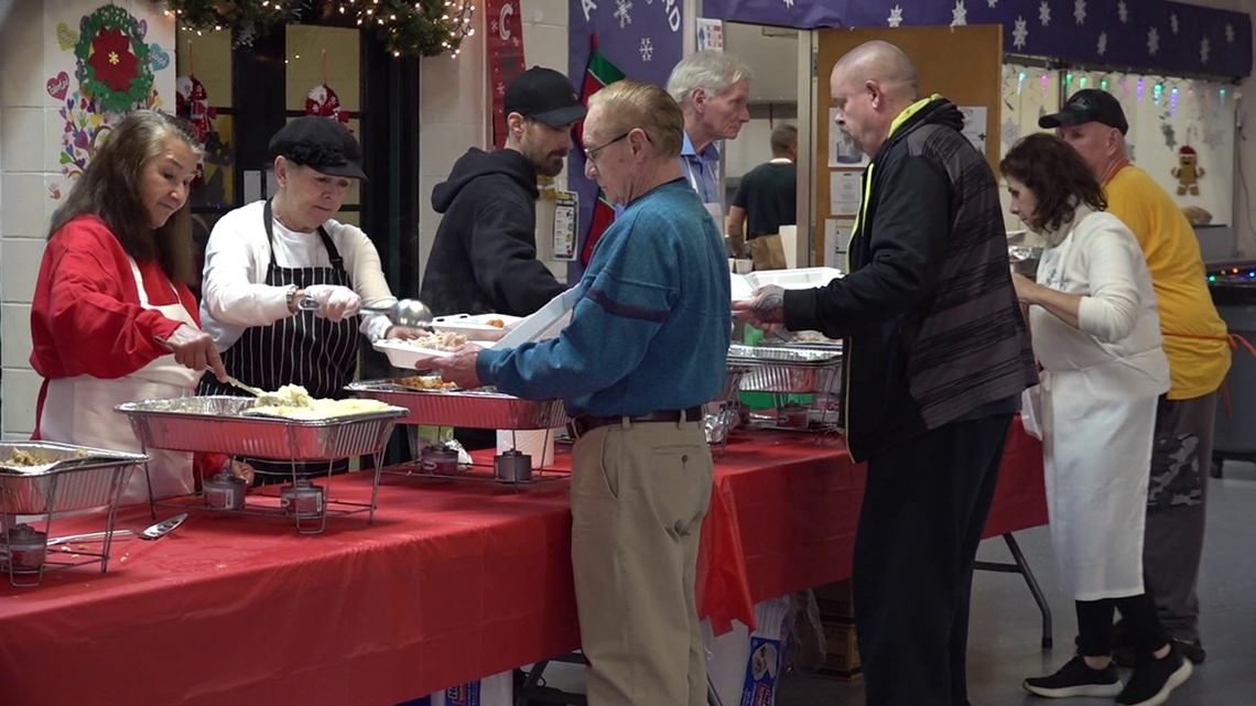 Volunteers serve up free meal and full hearts in Scranton