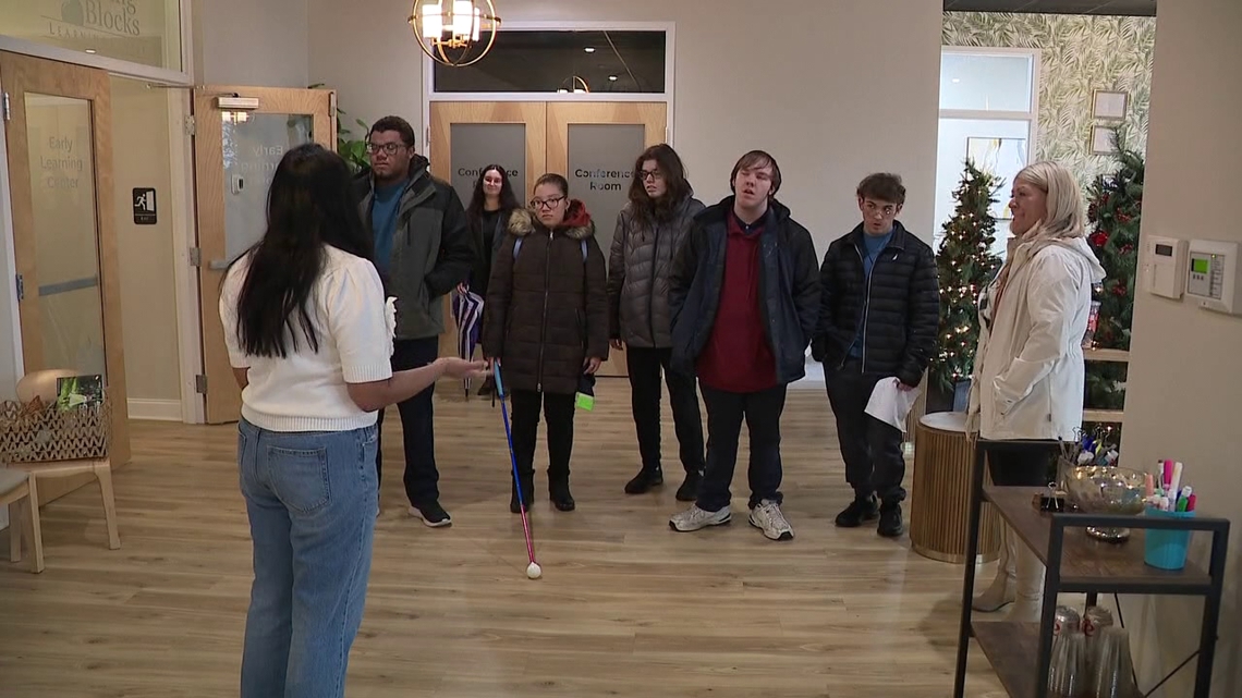 Northeast Sight Services students take part in job shadow at Greater Wyoming Valley Chamber of Commerce