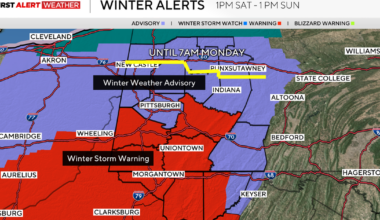 Pittsburgh braces for impactful snow and below-zero wind chills this weekend | First Alert Weather