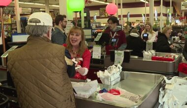 Last-minute Christmas Eve grocery shopping