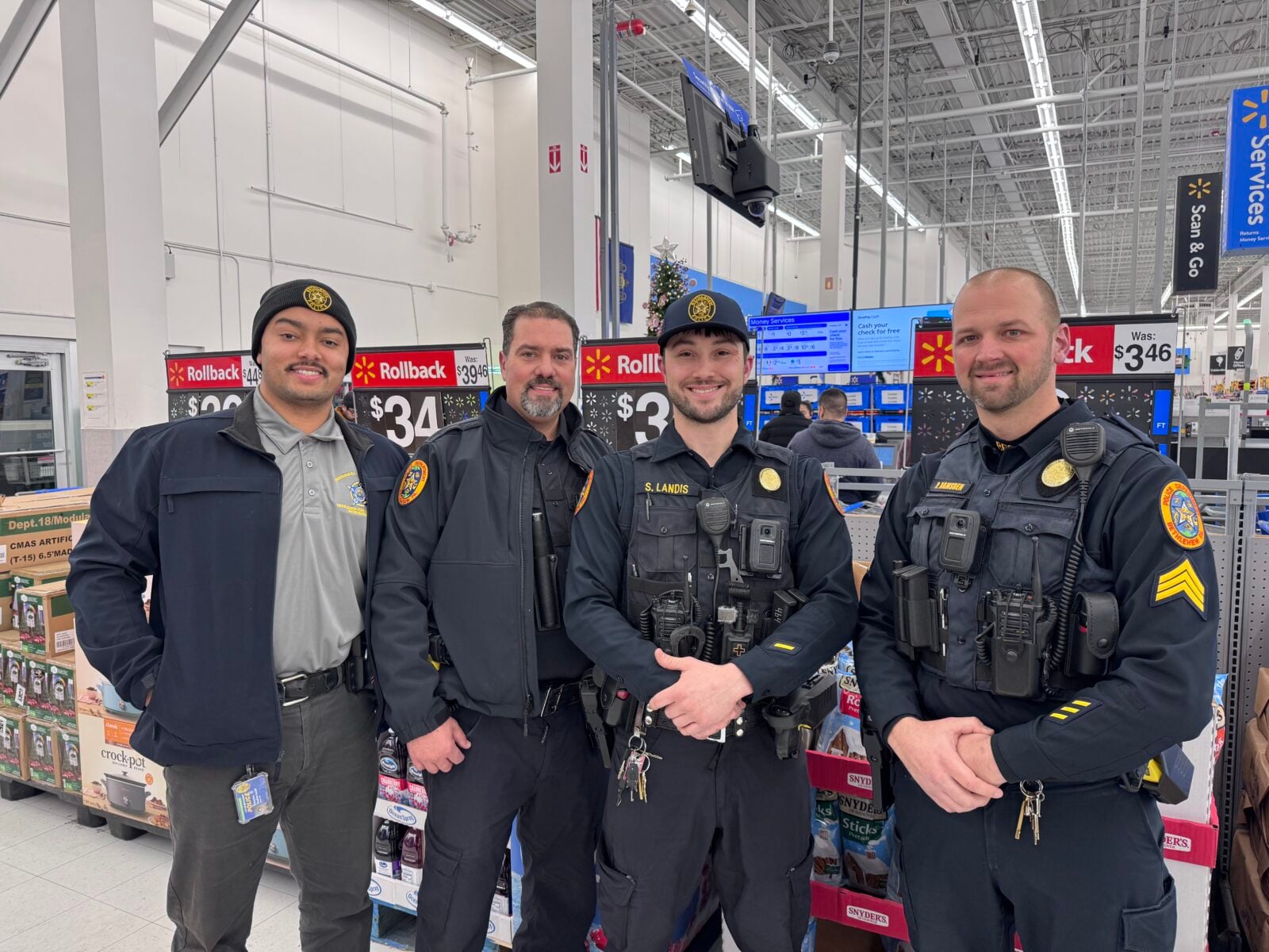 shop with a cop bethlehem police officers christmas toys