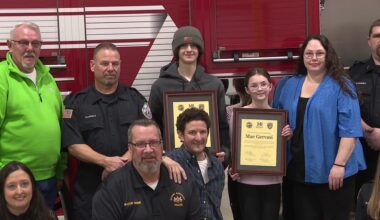 Lackawanna County siblings honored for jumping into action as their neighbor's home was on fire