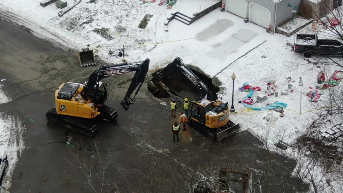 Sinkhole in Blakely repaired | wnep.com