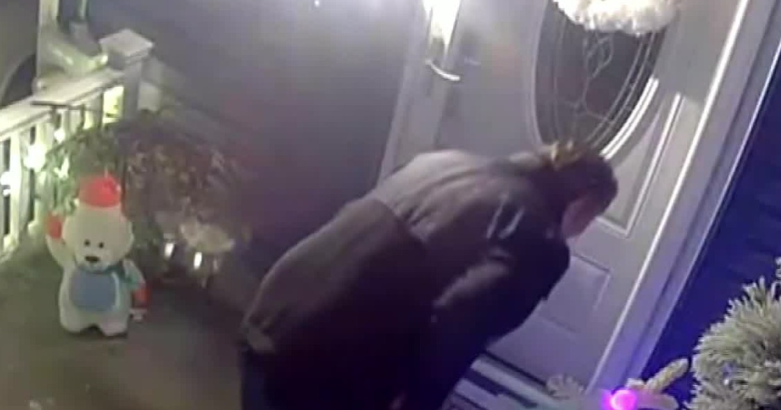 Latrobe police looking to identify person accused of stealing Christmas tree from front porch