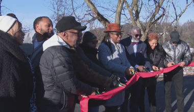 Pittsburgh leaders celebrate completion of East Hills Drive paving project
