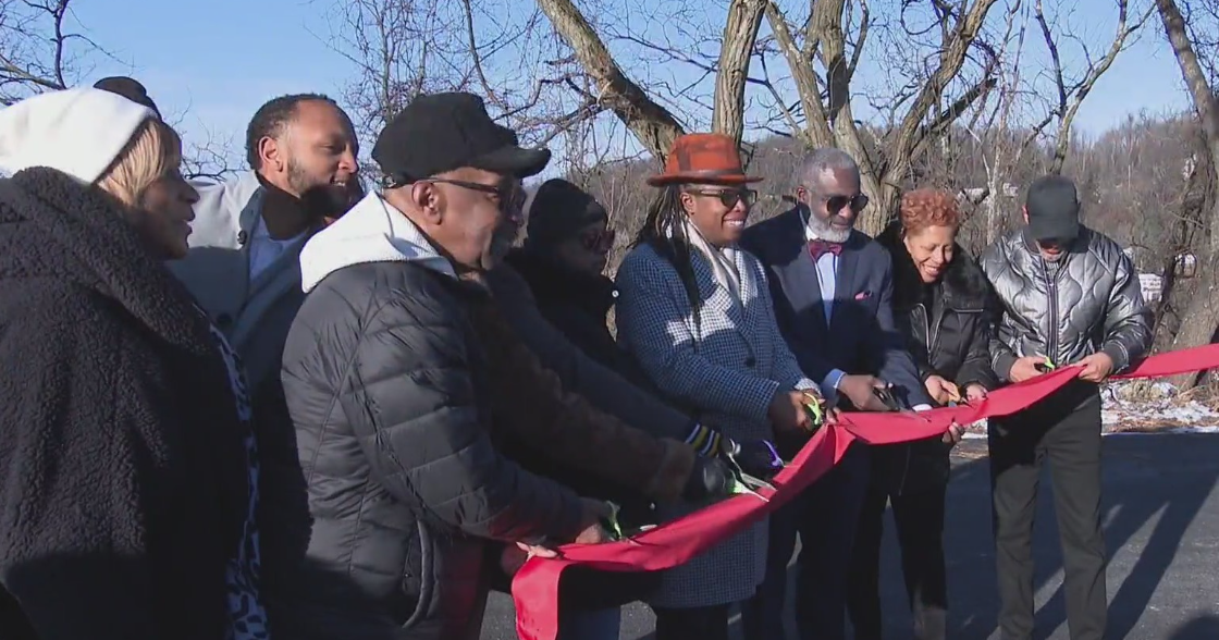 Pittsburgh leaders celebrate completion of East Hills Drive paving project