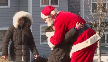 Santa brings holiday joy to Scranton
