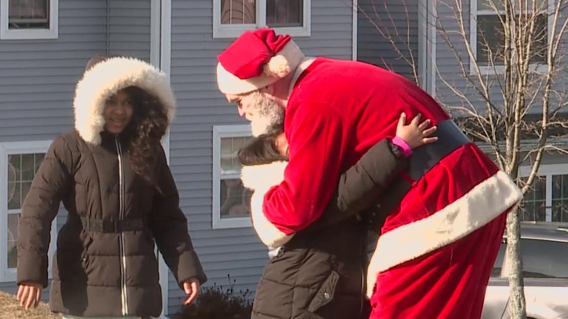 Santa brings holiday joy to Scranton