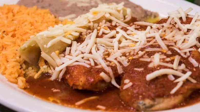 a plate of chile relleno burritos