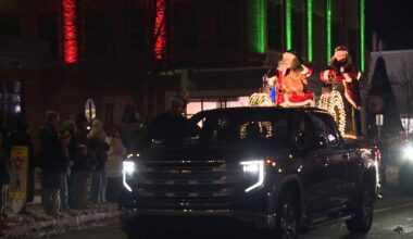 Toy truck parade lights up Main Street in Pittston