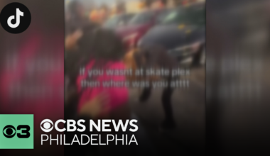 Police respond to out of control social media "meet up" on Roosevelt Boulevard in Northeast Philly