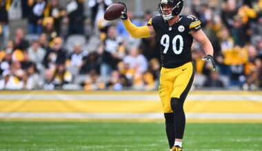 Pittsburgh Steelers injury report: T.J. Watt OUT vs. Lions