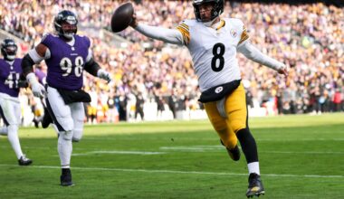 Pittsburgh Steelers defeat Ravens, reclaim first place in AFC North