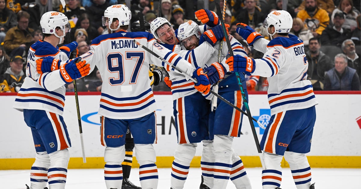 Penguins fall 6-4 to Edmonton as Leon Draisaitl picks up 1,000th point