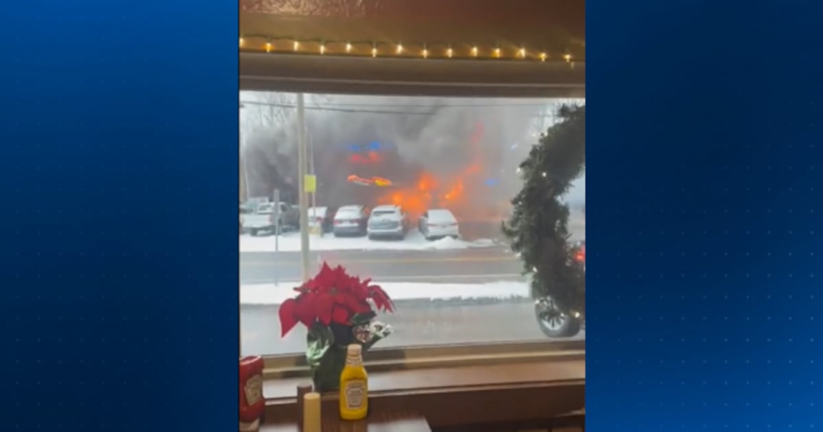 Fire destroys Baldwin auto body shop – WPXI