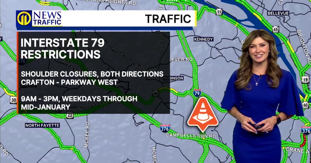 I-79 shoulder restrictions continue in Allegheny County – WPXI
