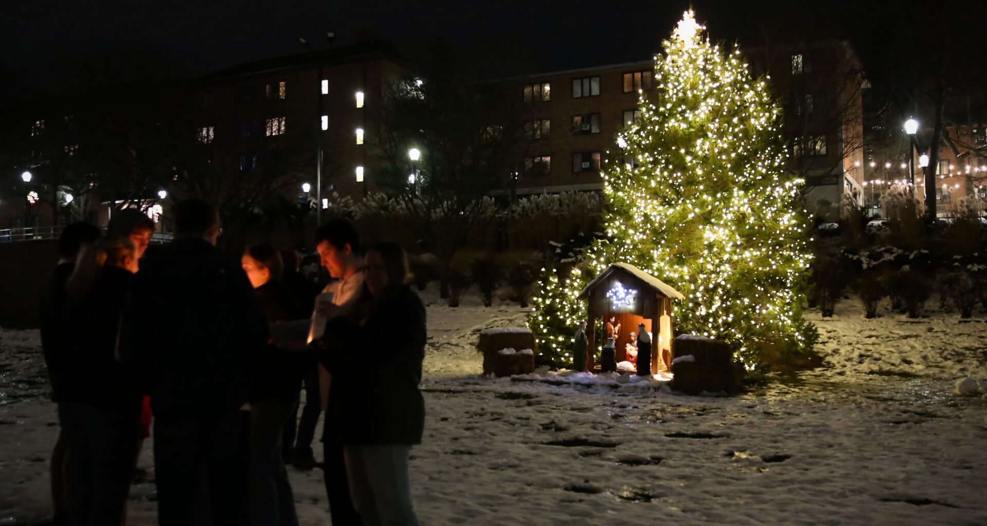 University Holds Advent Mass and Christmas Tree Lighting (Photos)