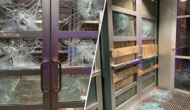 Windows smashed at federal courthouse in Allentown on Monday – NBC10 Philadelphia