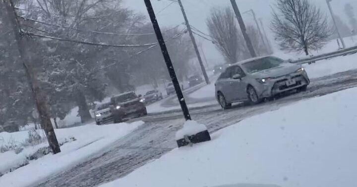 Parts of Washington County hit with heavy overnight snowfall