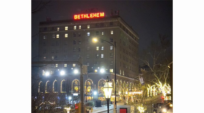 Historic Hotel Bethlehem to switch off part of iconic sign Christmas Eve