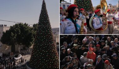 Christmas celebration returns to Bethlehem as locals see signs of life returning despite Gaza war