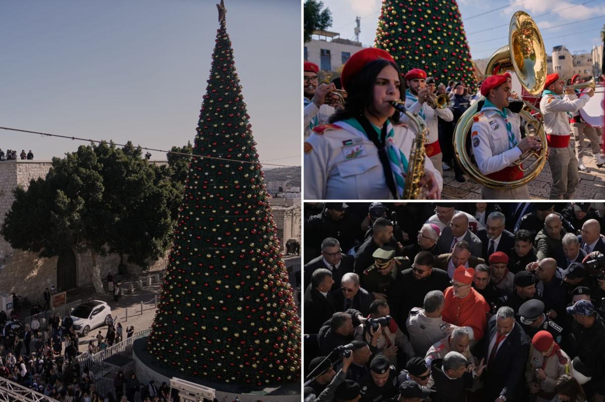 Christmas celebration returns to Bethlehem as locals see signs of life returning despite Gaza war