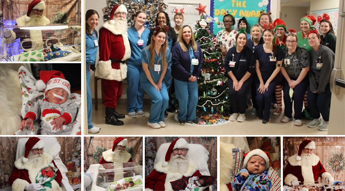 Santa Spreads Holiday Cheer to the Lehigh Valley’s Tiniest Patients