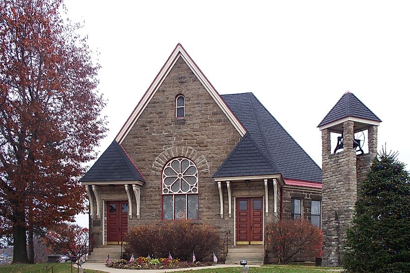 Old Stone Church (now the Monroeville Historical Society), Monroeville