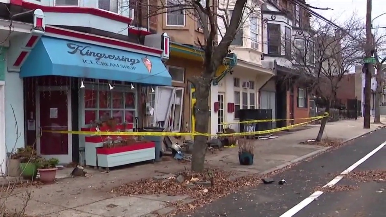 Car wrecks South Philly business, home on Christmas Eve