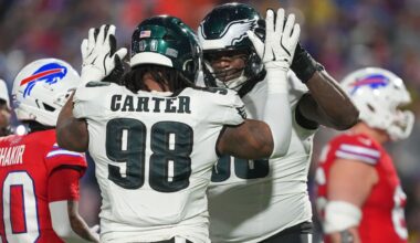 Eagles lean on defense in 'great battle test' against Bills