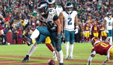 Time set for Commanders vs. Eagles in Week 18