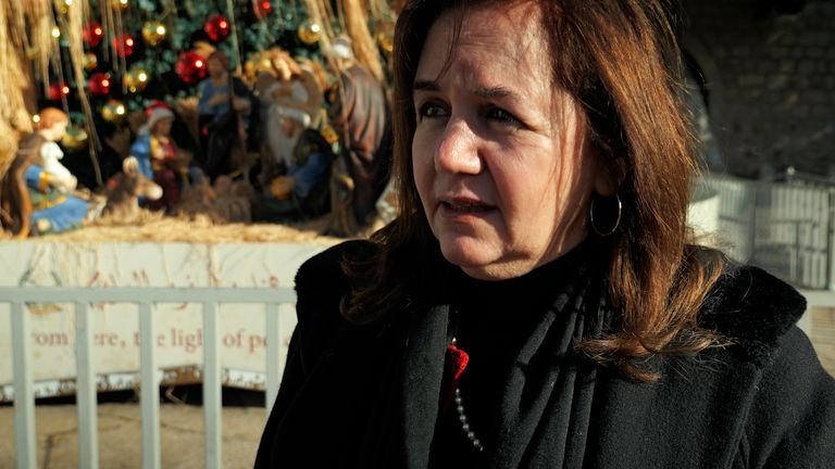 Monica Awad called the celebrations a 'moment to pray for peace'