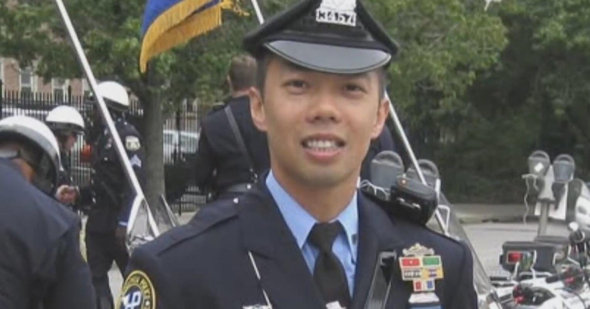 Philadelphia police, friends and relatives remember Officer Andy Chan as funeral services begin