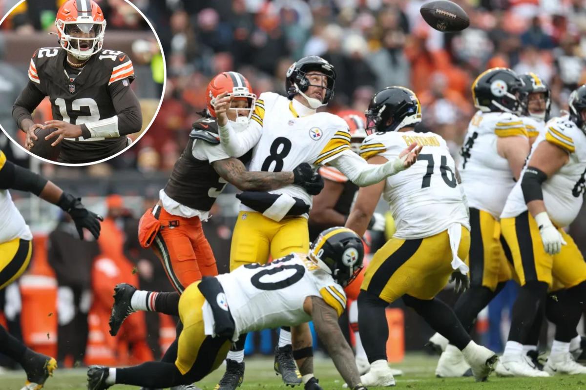 Steelers lose to Browns, will face Ravens for AFC North in Week 18