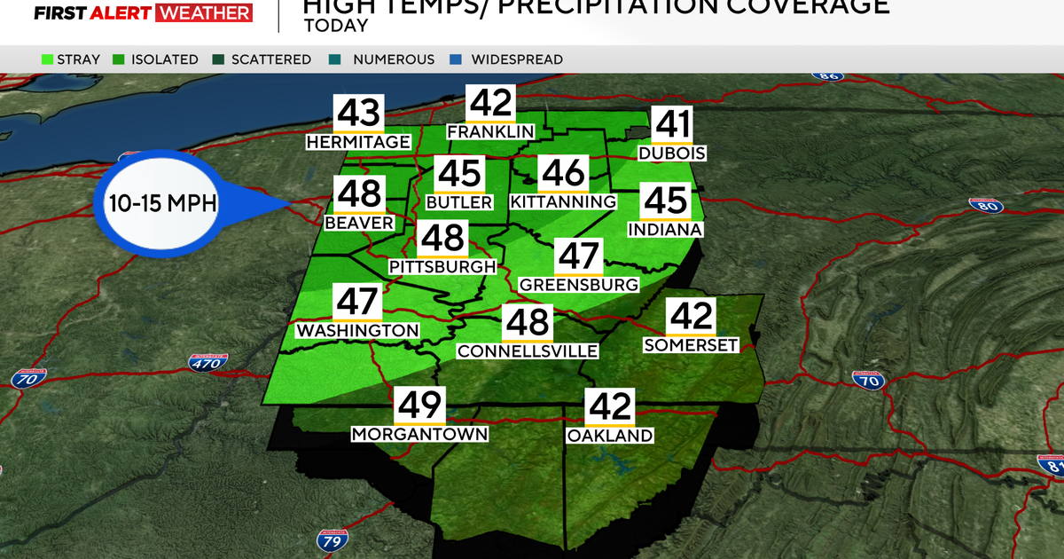 Pittsburgh temperatures to warm up before a strong, late-week storm system moves through